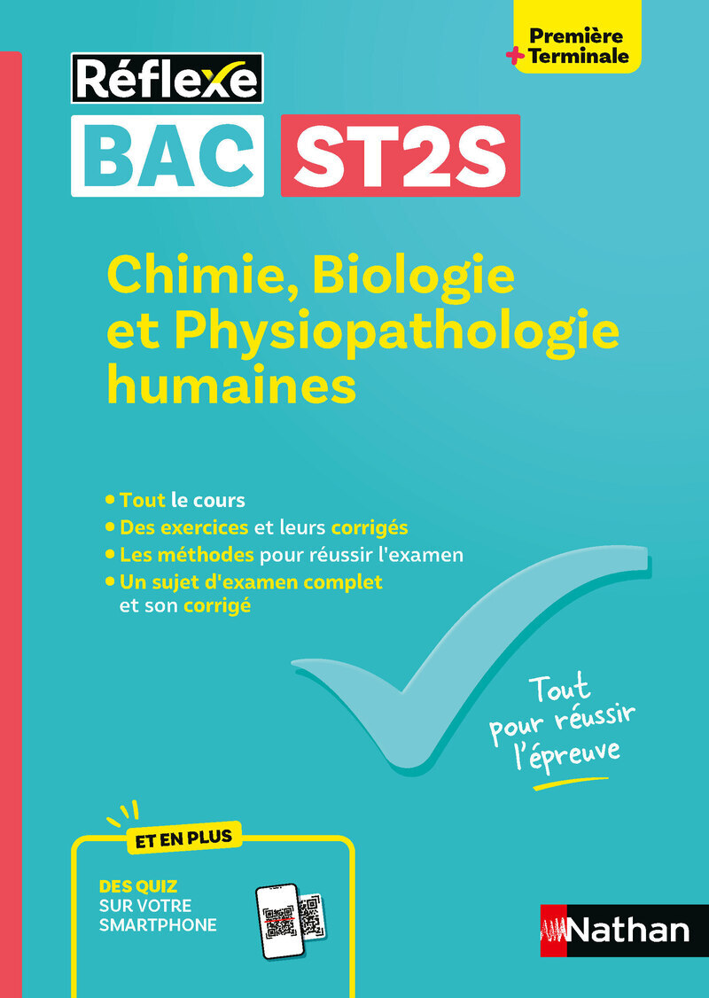 Guide Bac ST2S - Spécialité Chimie, Biologie et Physiopathologie humaines 1re/ Tle - Réflexe - N° 7