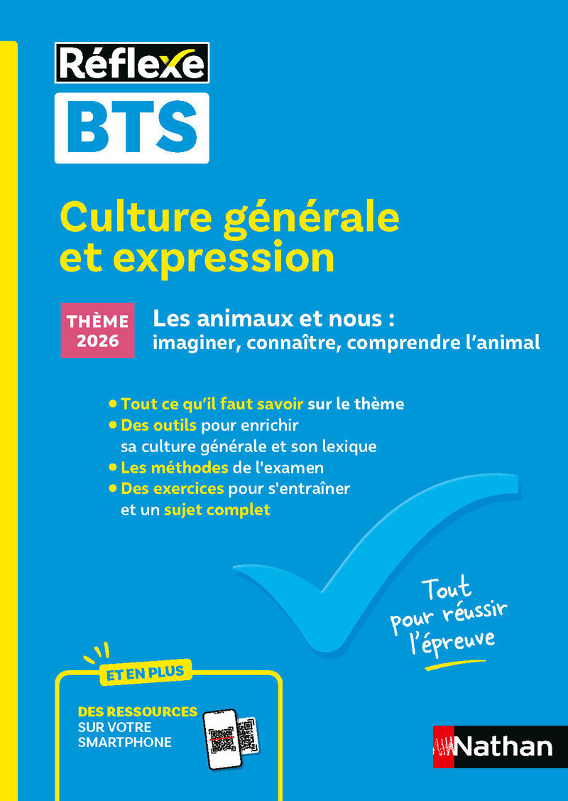 Guide BTS - Culture générale et expression - Nouveau thème épreuve 2026 - Toutes filières - N° 98