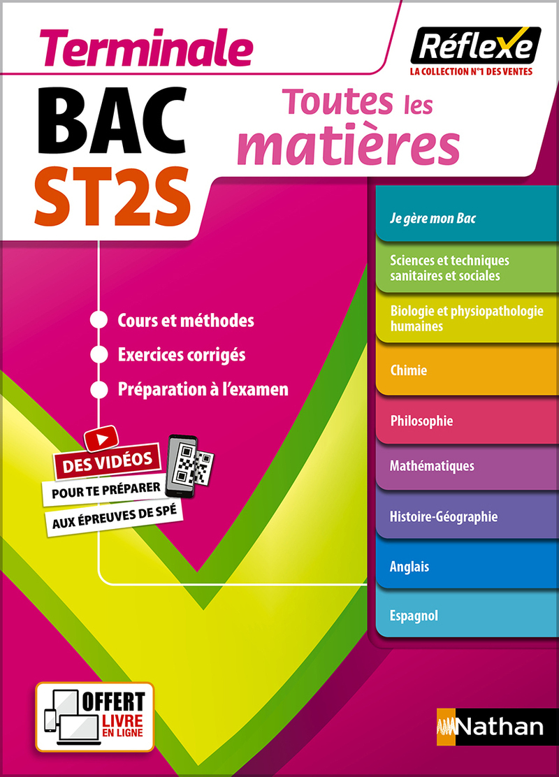 Toutes les matières Bac ST2S Terminale - Réflexe - N° 27