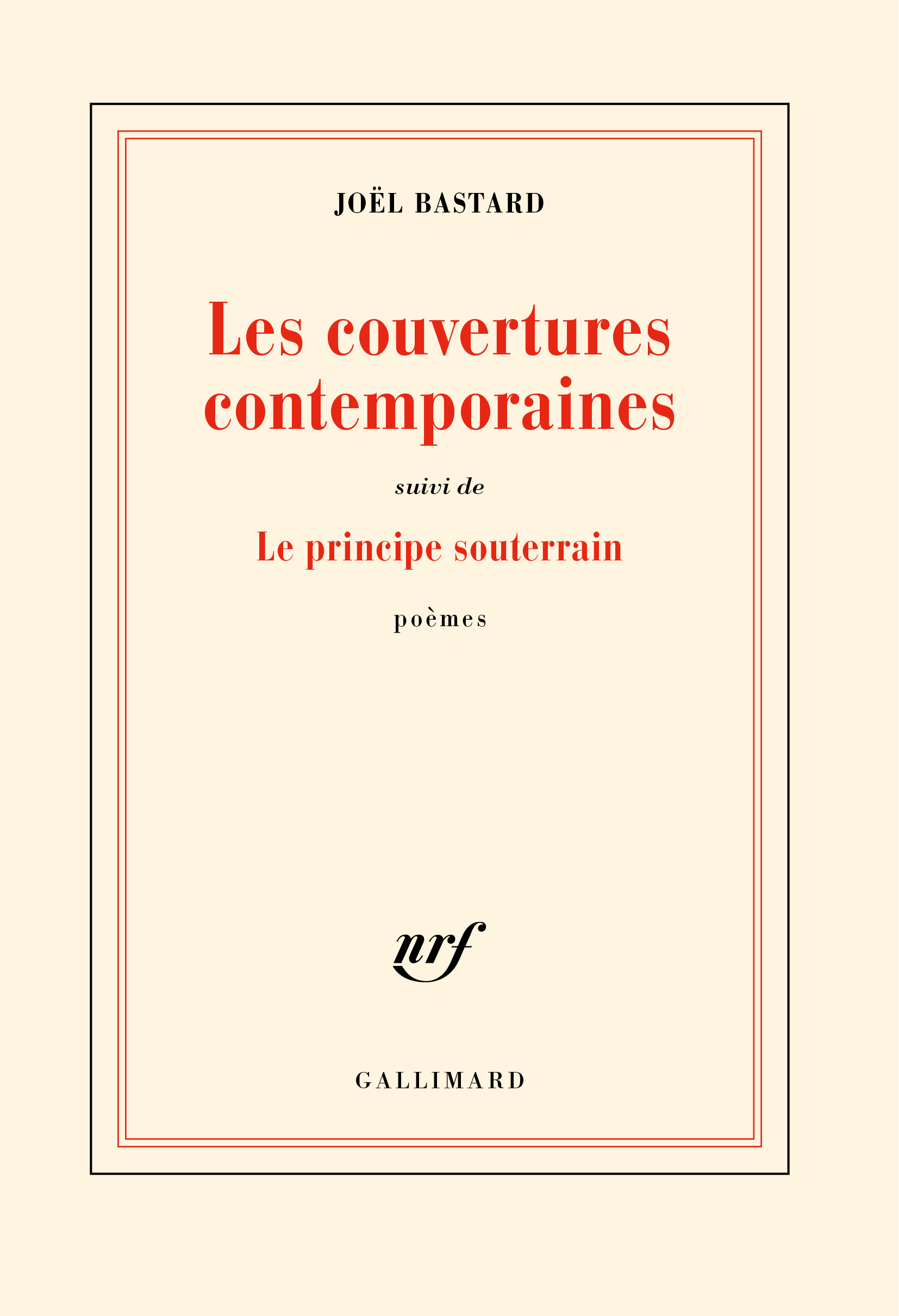 Les couvertures contemporaines/Le principe souterrain