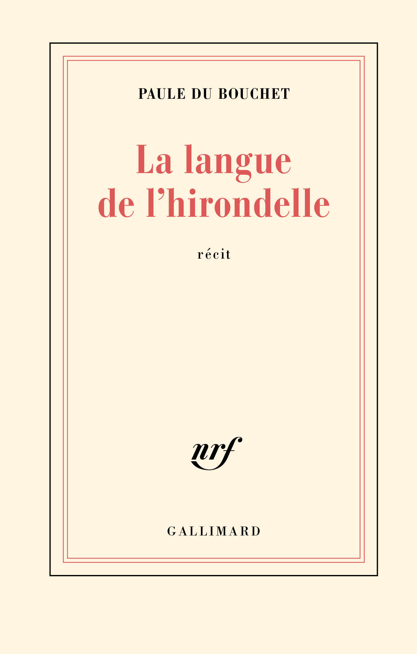 La langue de l'hirondelle