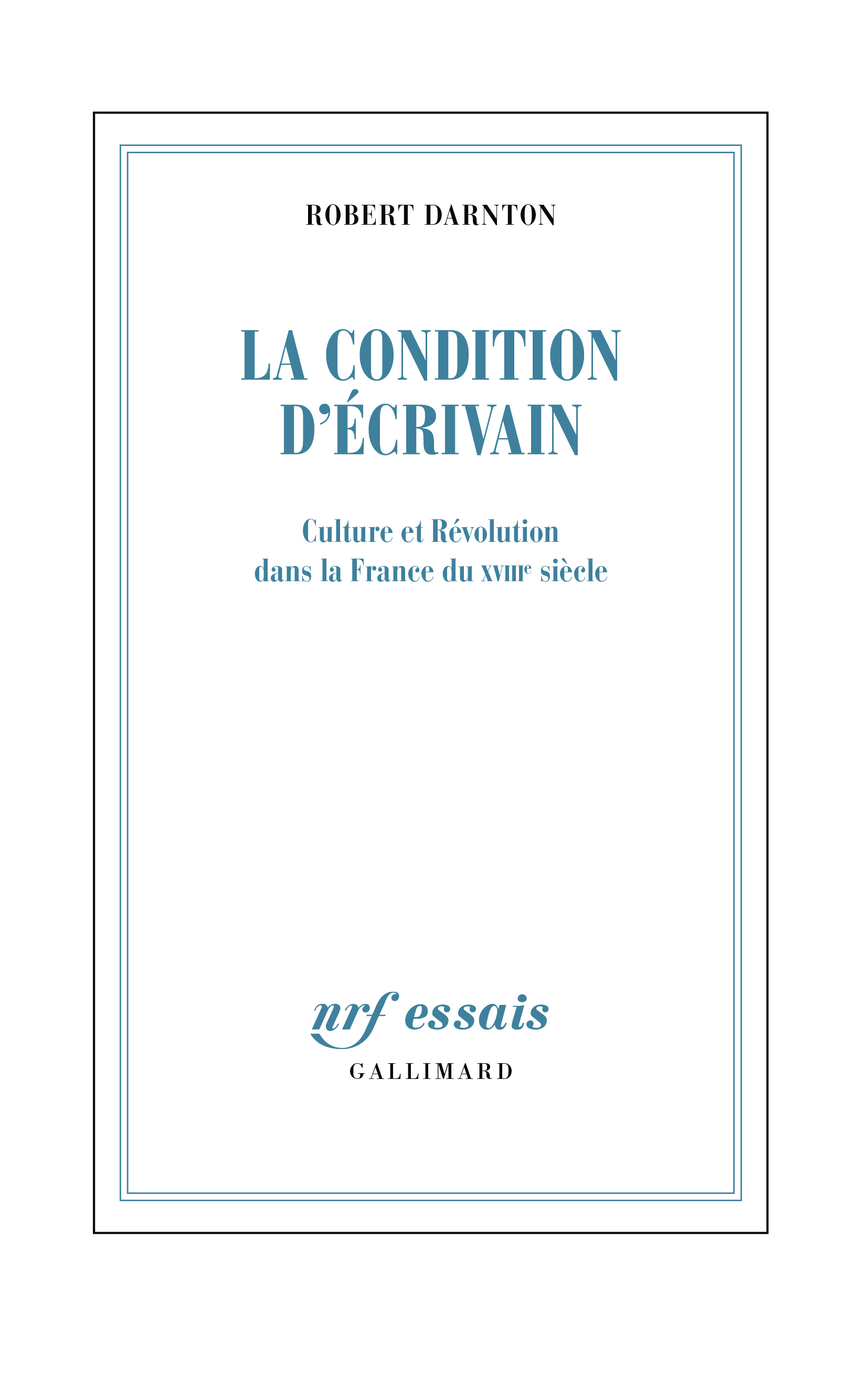 La Condition d'écrivain