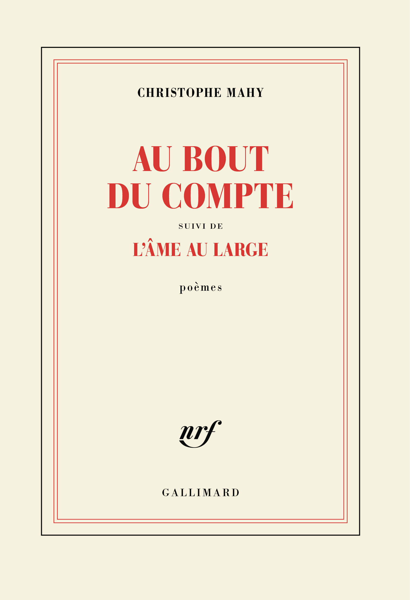 Au bout du compte/L'âme au large