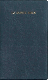 La Sainte Bible Segond 1910 -  Bleu marine, vinyle, onglets, rigide, format compact