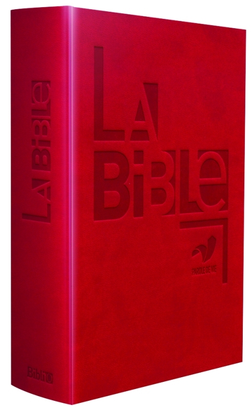 La Bible Parole de vie - Rouge, similicuir, souple, avec les deutérocanoniques