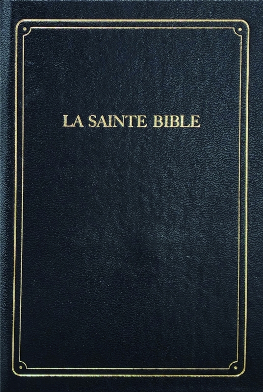La Sainte Bible Segond 1910 - Noir, similicuir, onglets, format miniature