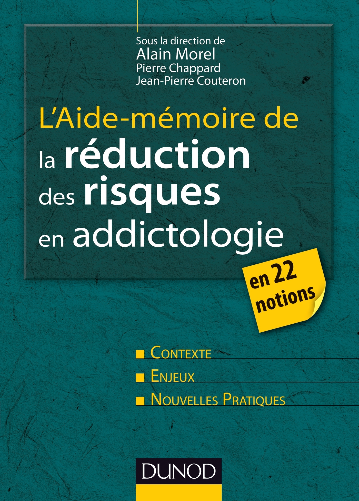 L'aide-mémoire de la réduction des risques en addictologie - en 22 fiches