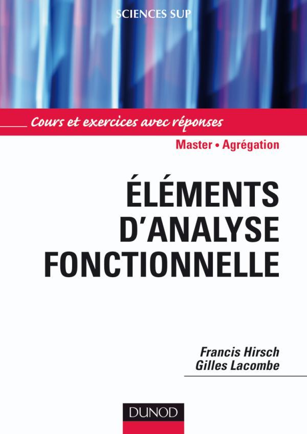 Éléments d'analyse fonctionnelle - Cours et exercices NP