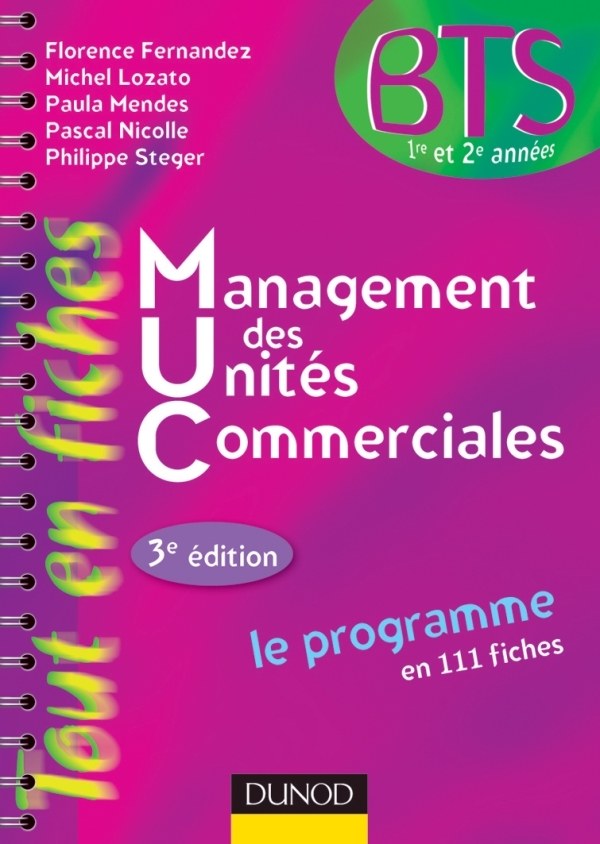 Management des unités commerciales - 3ème édition - Le programme en 111 fiches
