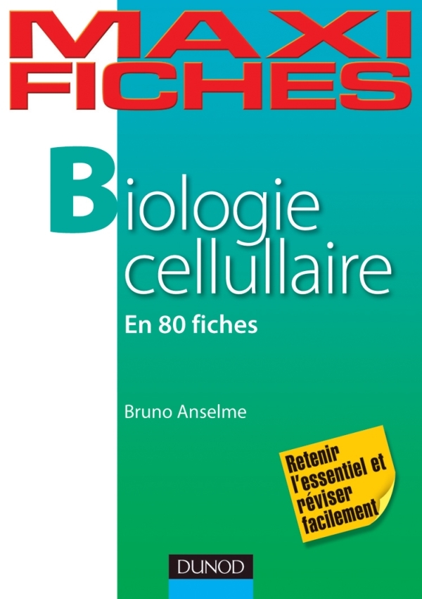 Maxi Fiches de Biologie cellulaire - 80 Fiches