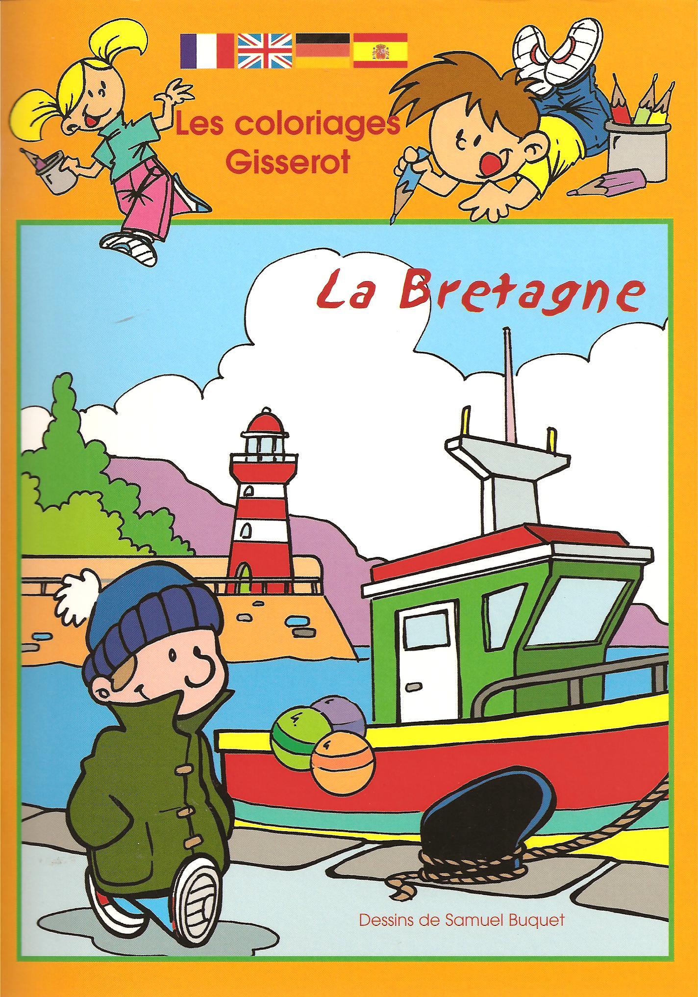 LES COLORIAGES GISSEROT : LA BRETAGNE