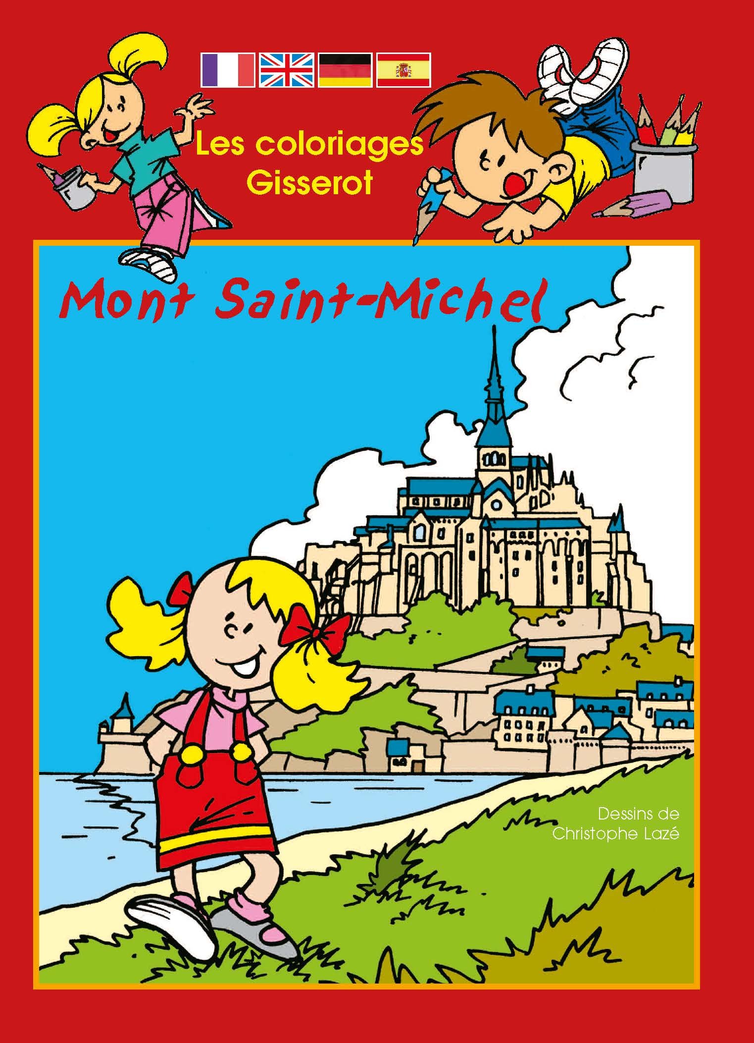 COLORIAGES : MONT SAINT-MICHEL.
