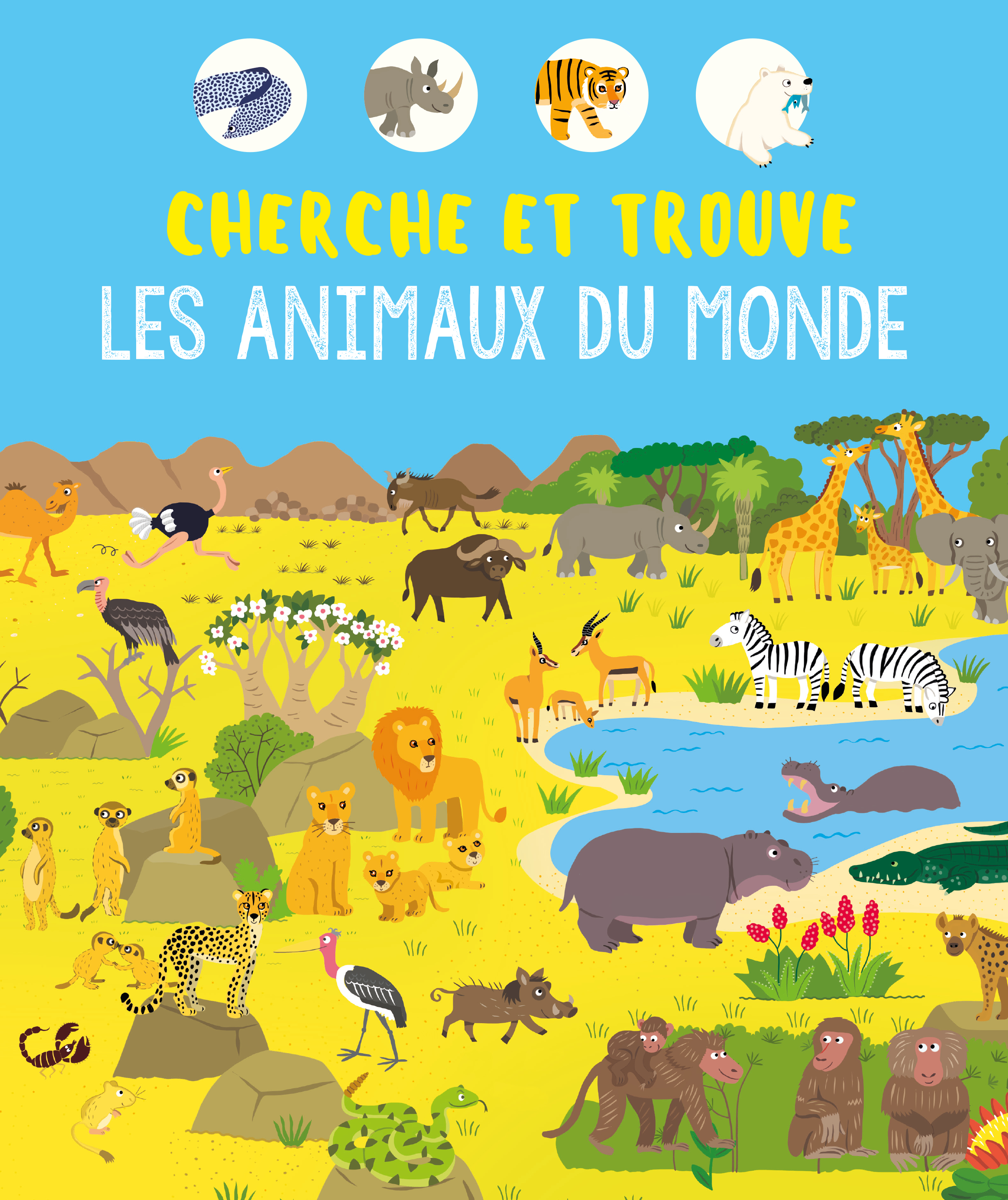 Cherche et trouve les animaux du monde