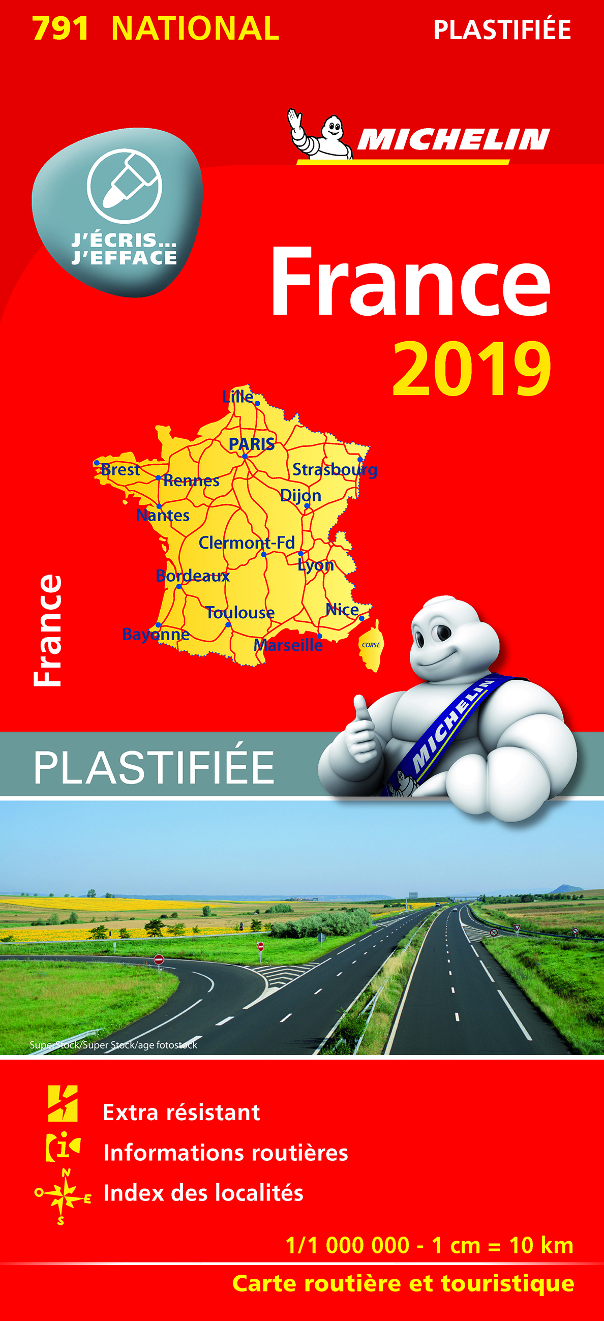Carte Nationale France 2019 - Plastifié