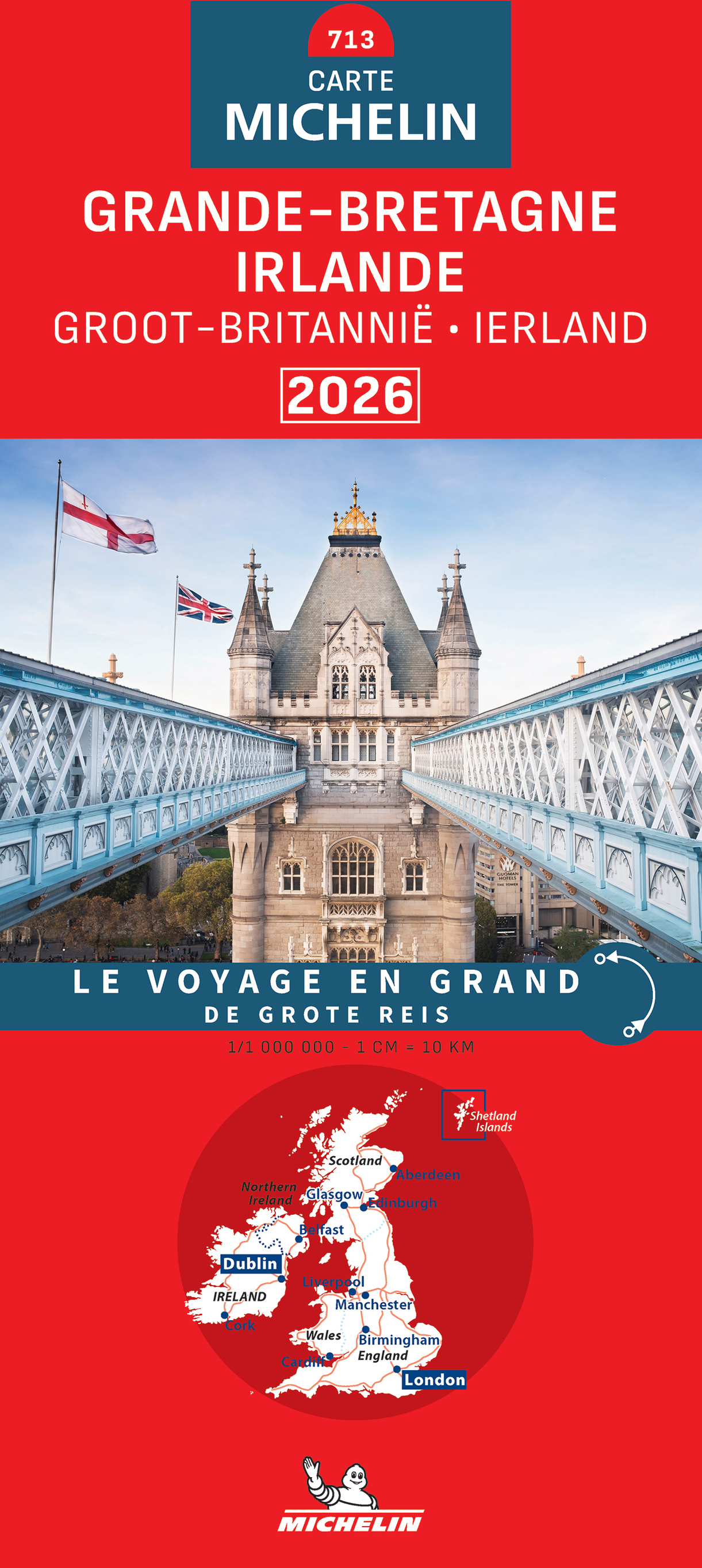 Carte Nationale Grande-Bretagne, Irlande 2026