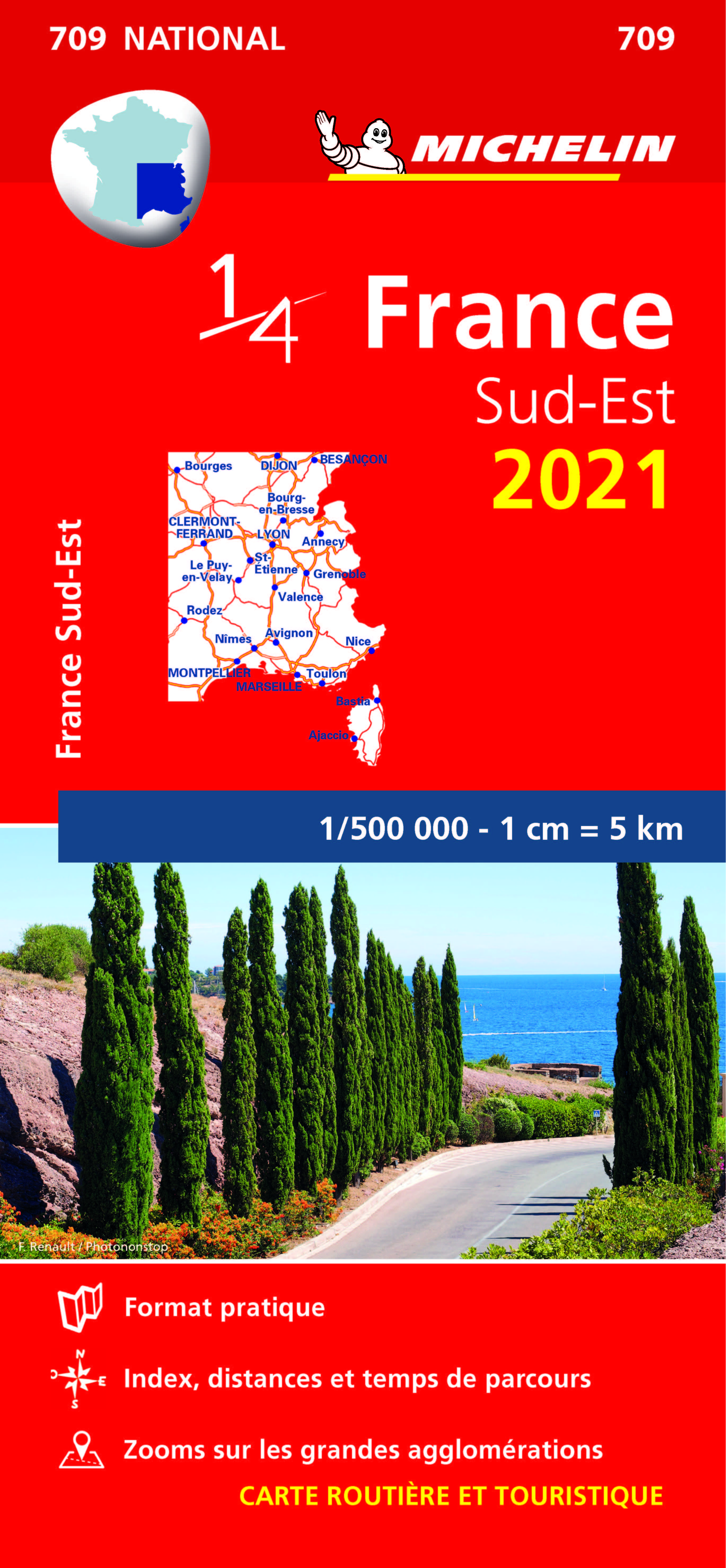 Carte Nationale France Sud-Est 2021