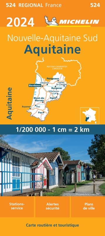 Carte Régionale Aquitaine 2024