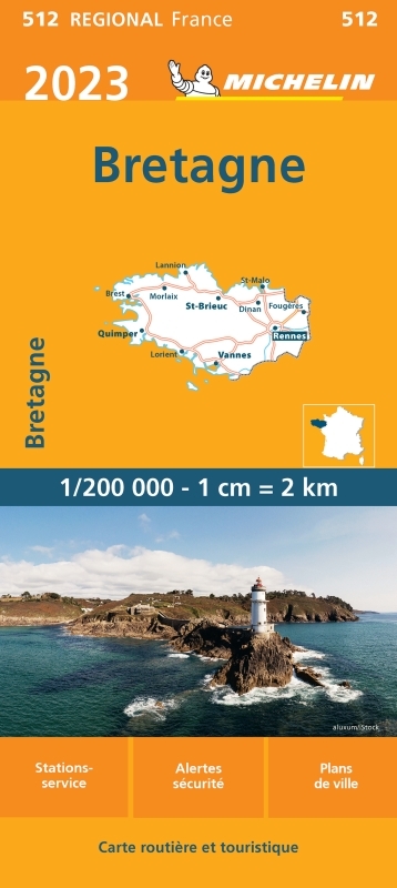 Carte Régionale Bretagne 2023