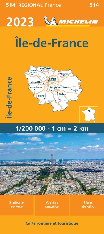 Carte Régionale Ile-de-France 2023