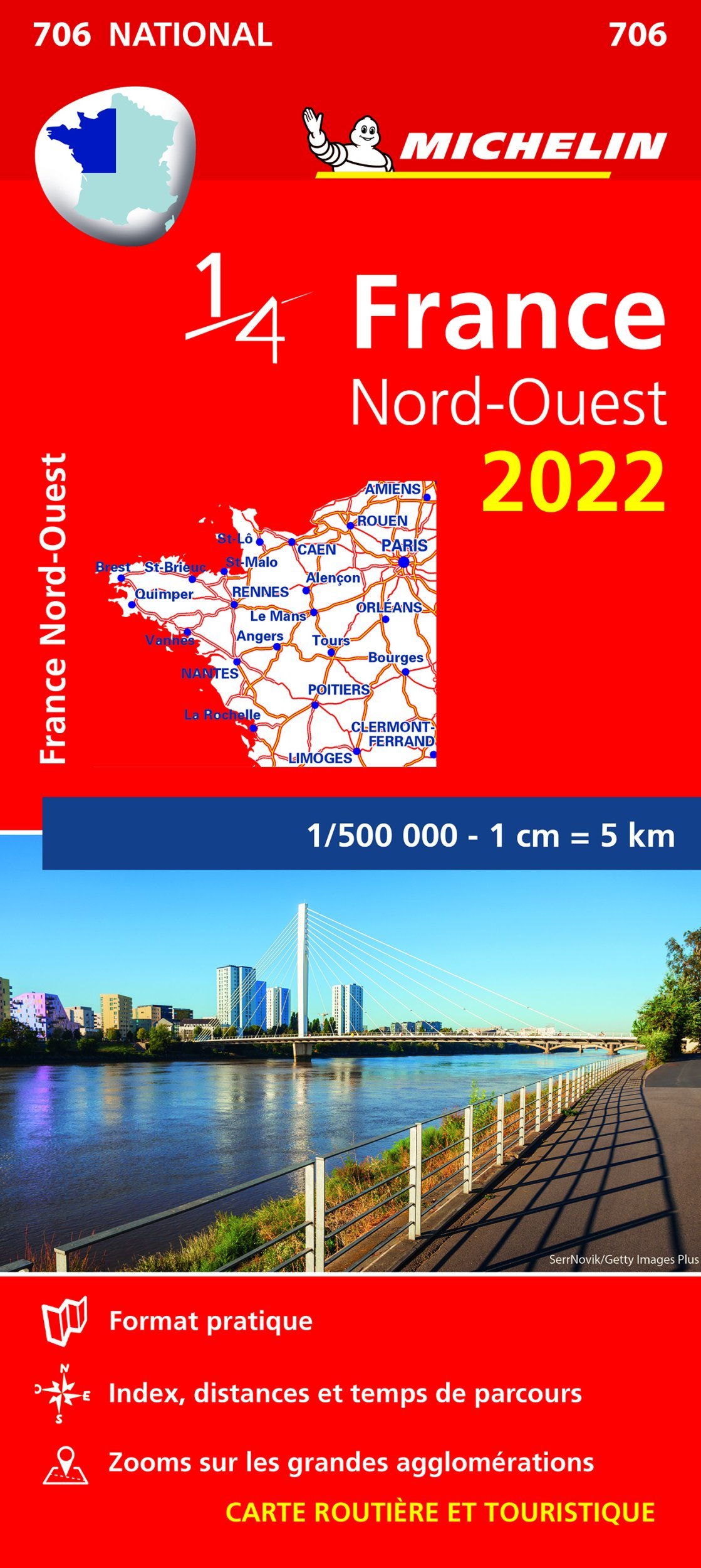 Carte Nationale France Nord-Ouest 2022