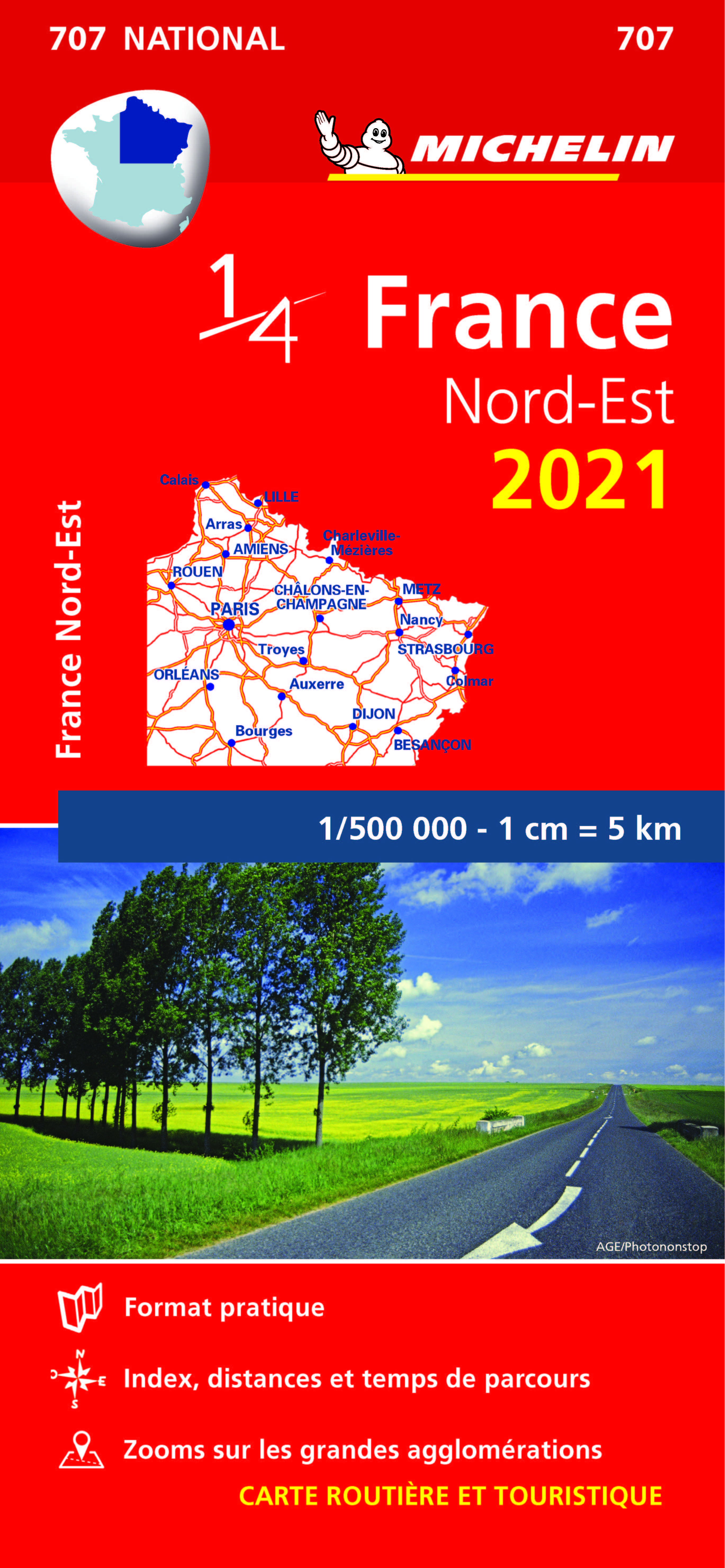 Carte Nationale France Nord-Est 2021