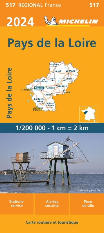 Carte Régionale Pays de la Loire 2024