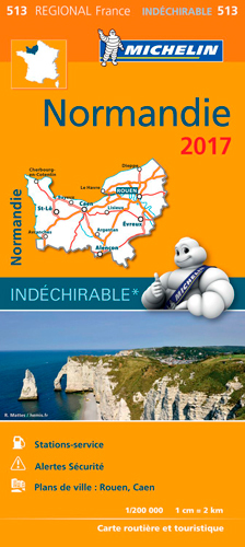 CARTE REGIONALE 513 NORMANDIE 2017