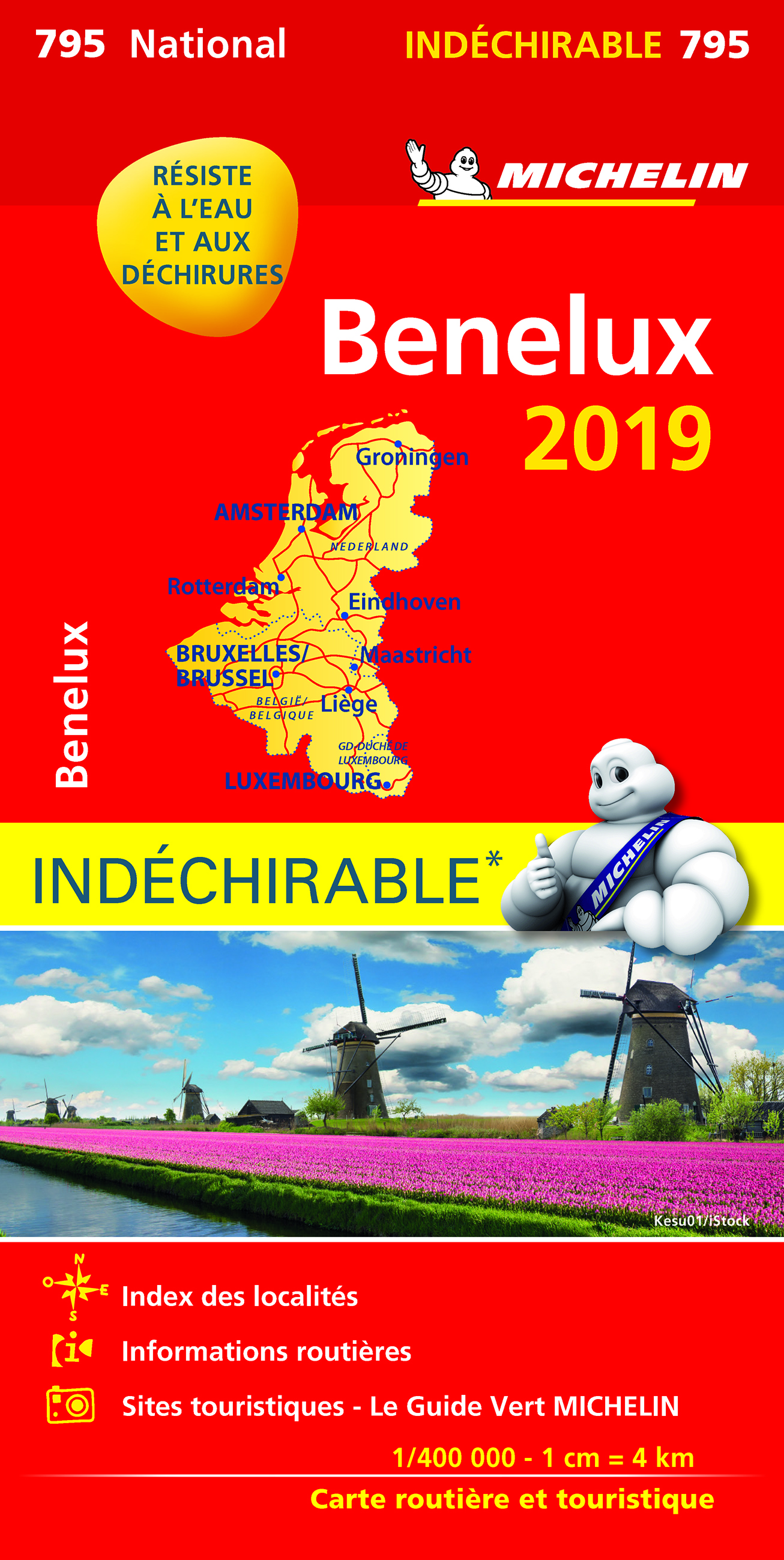 Carte Nationale Bénelux 2019 - Indéchirable / Benelux 2019 - Onverscheurbaar