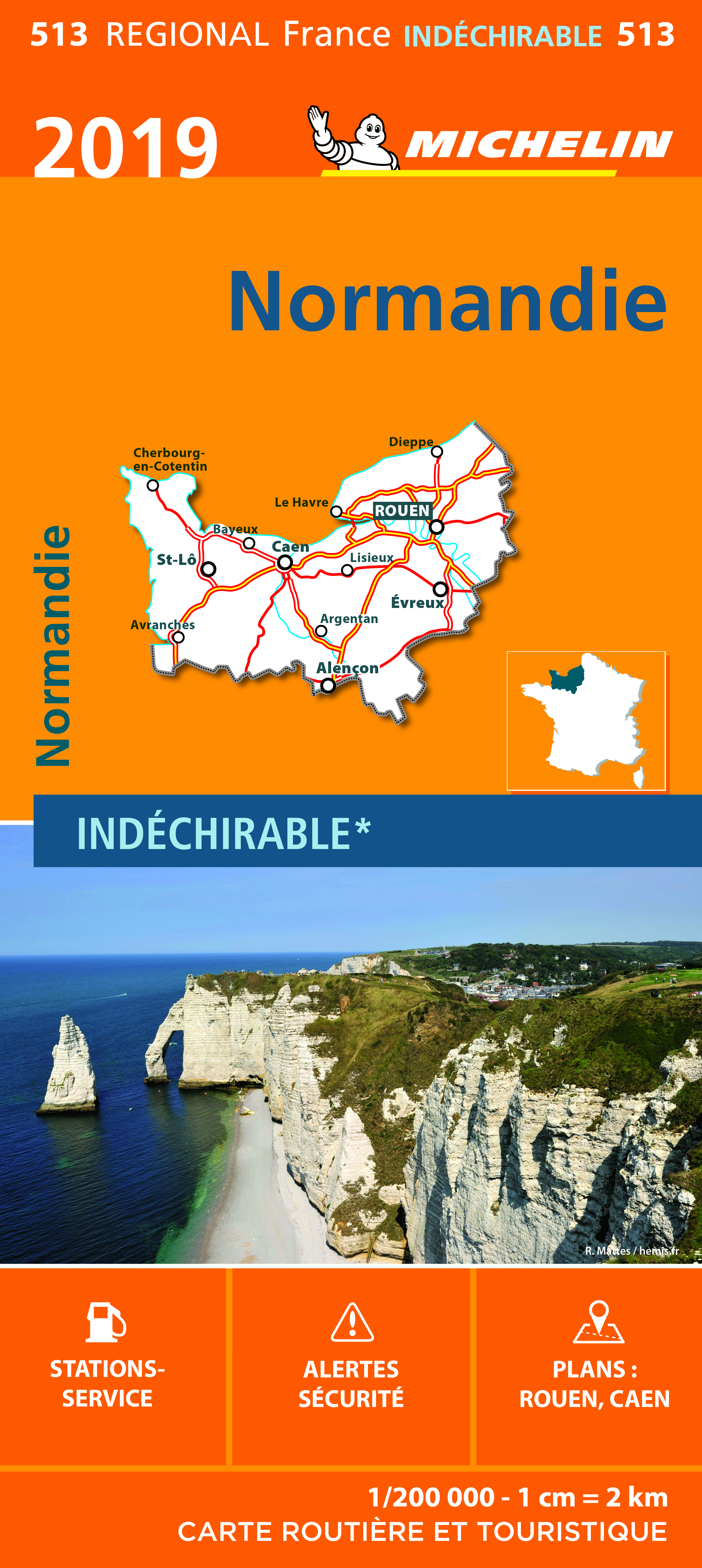 Carte Régionale Normandie 2019