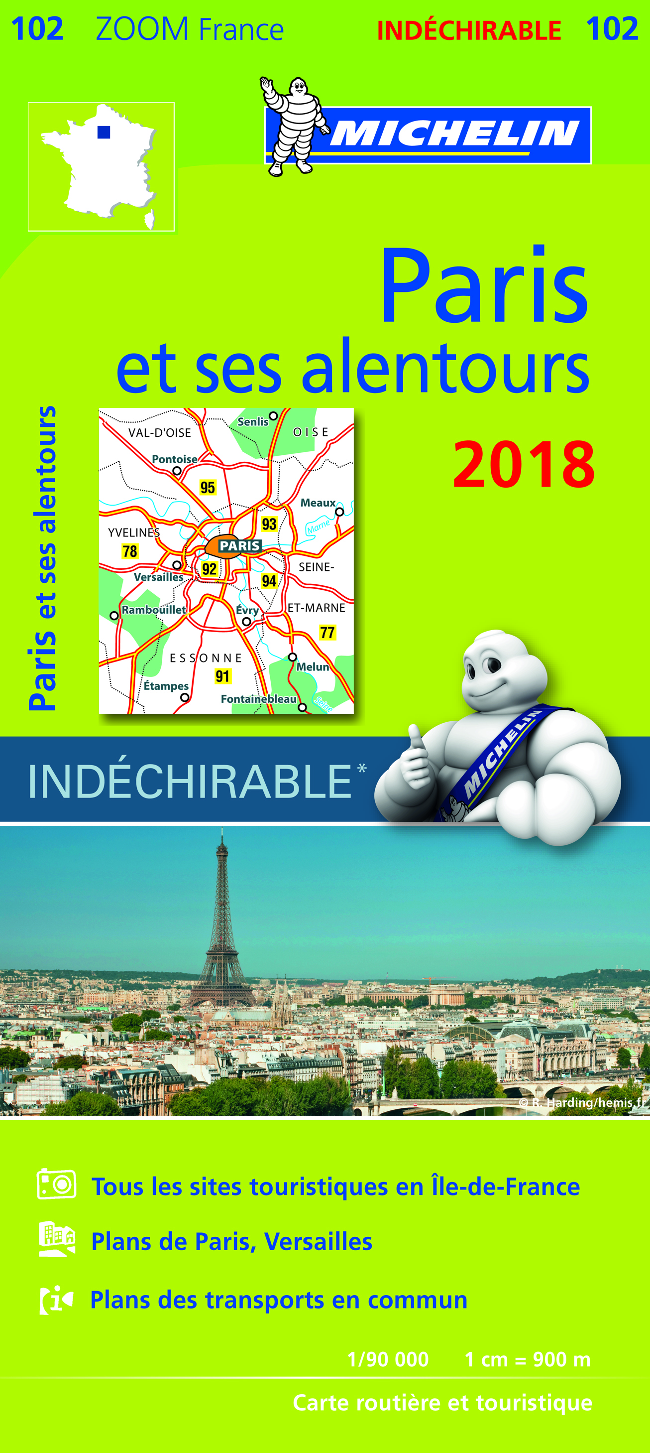 CARTE ZOOM 102 PARIS ET SES ALENTOURS 2018