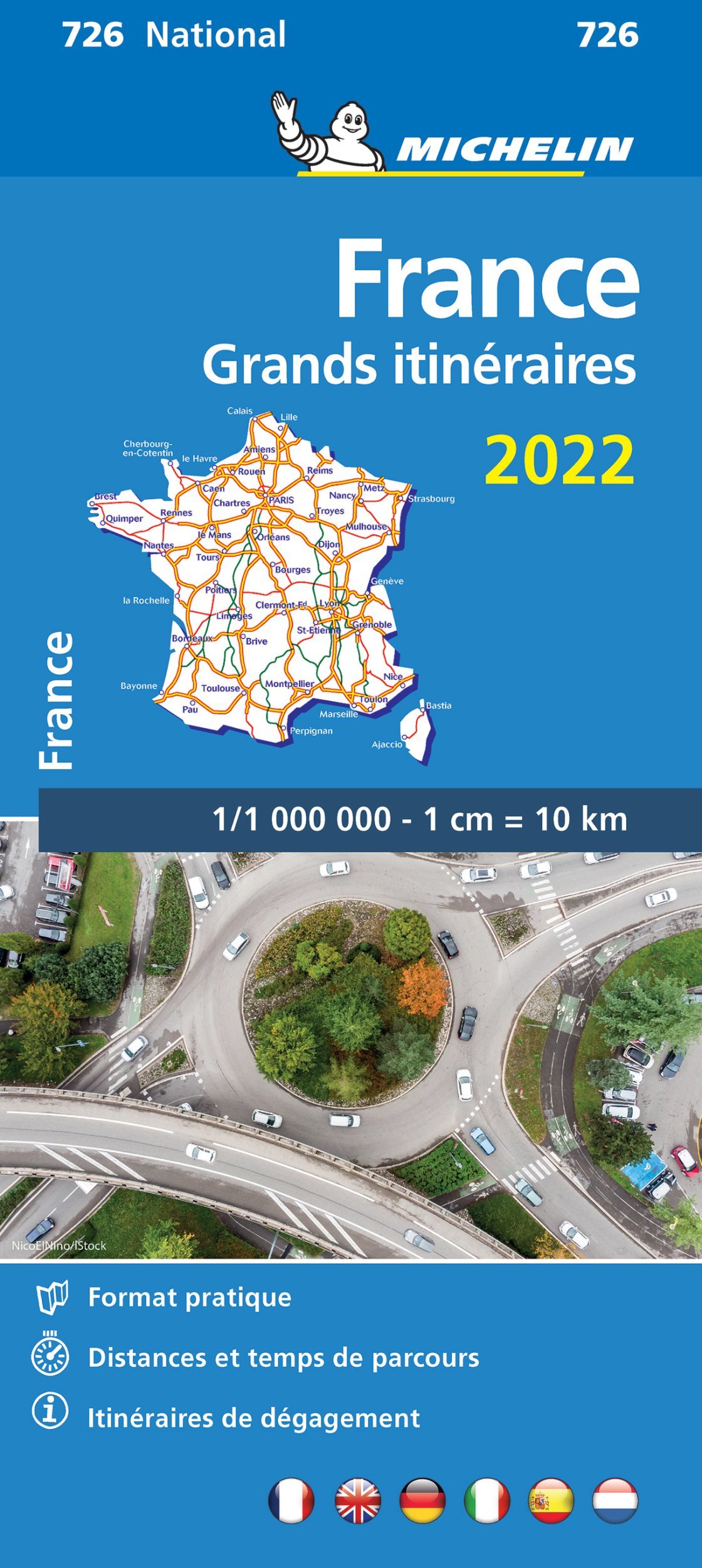 Carte Nationale Grands Itinéraires France 2022