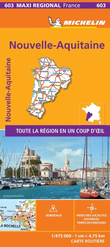 Carte Régionale Maxi - Nouvelle-Aquitaine
