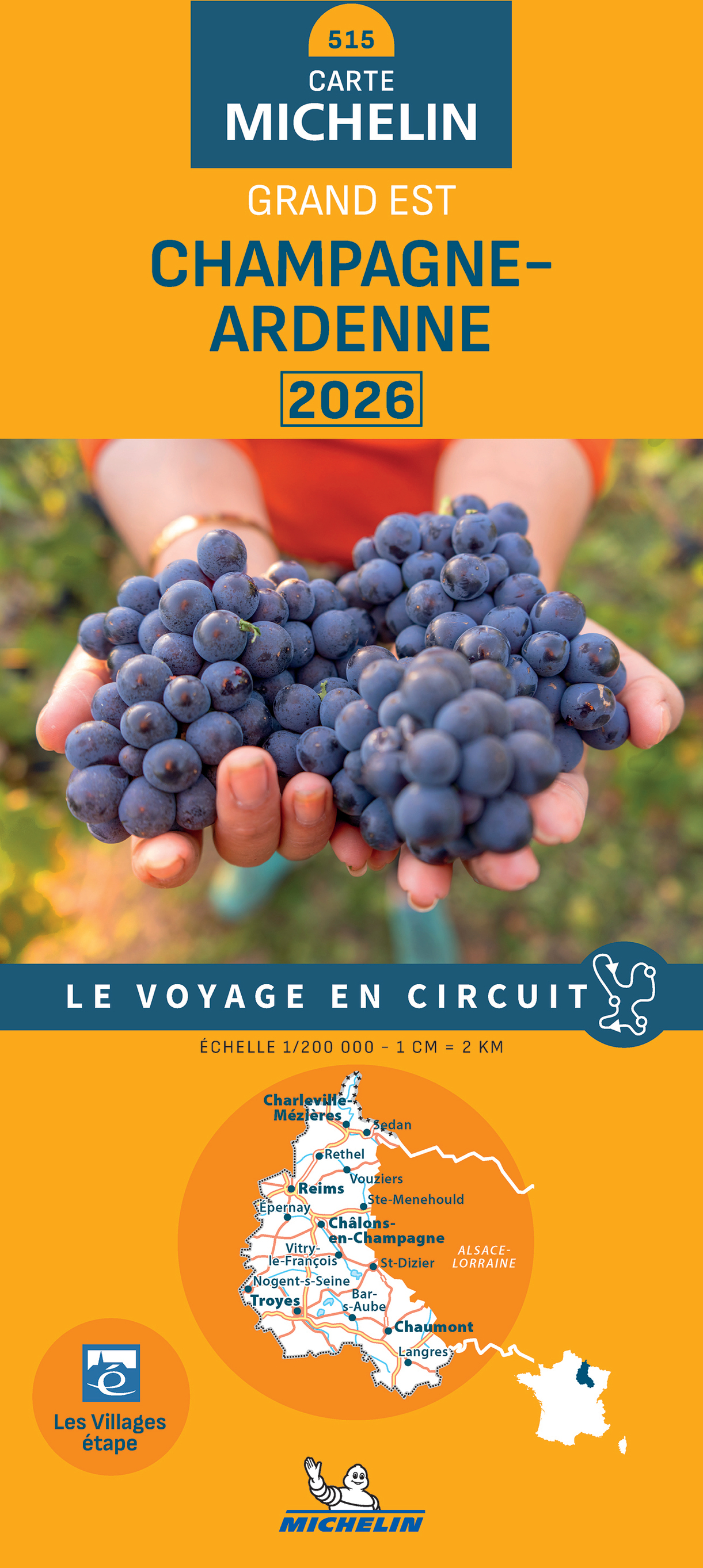 Carte Régionale Champagne-Ardenne 2026