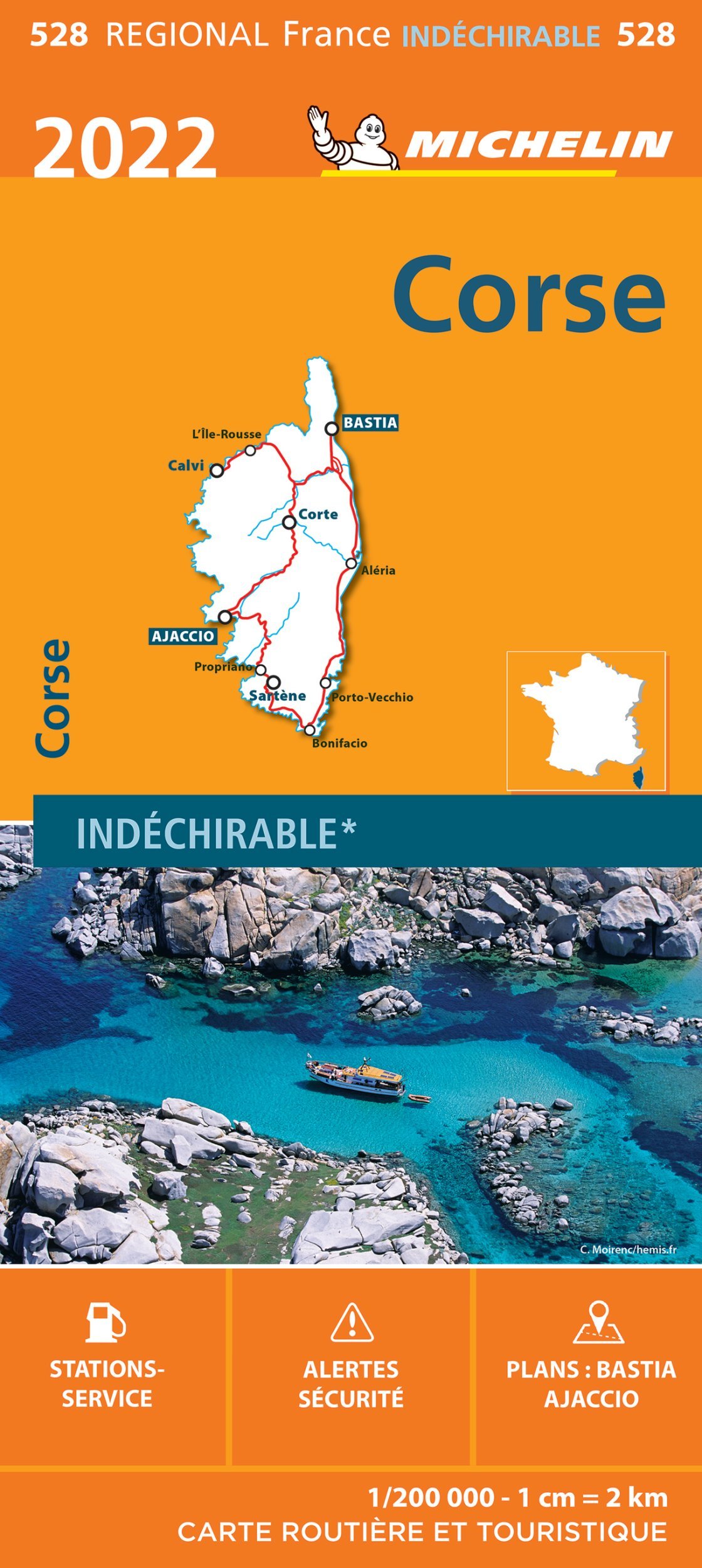 Carte Régionale Corse 2022