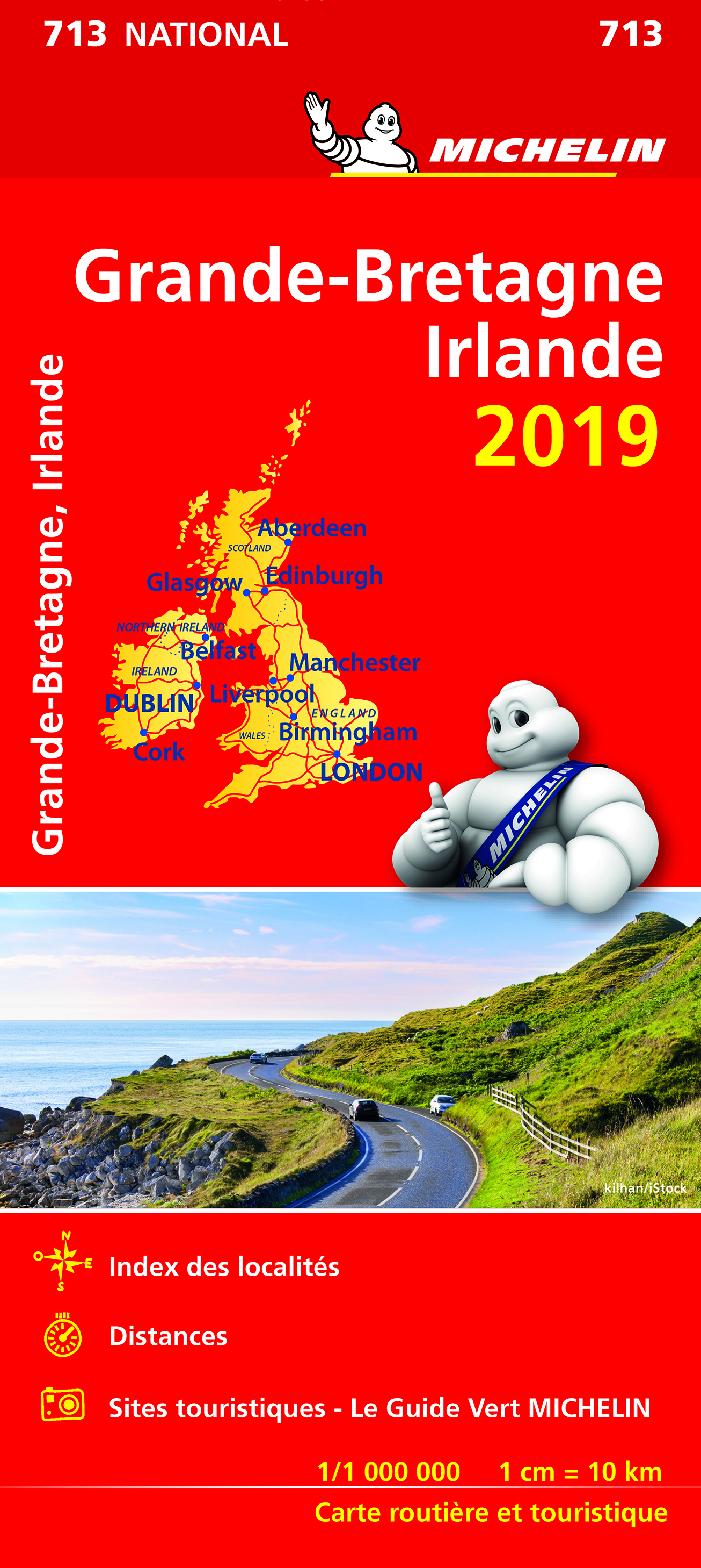 Carte Nationale Grande-Bretagne, Irlande 2019