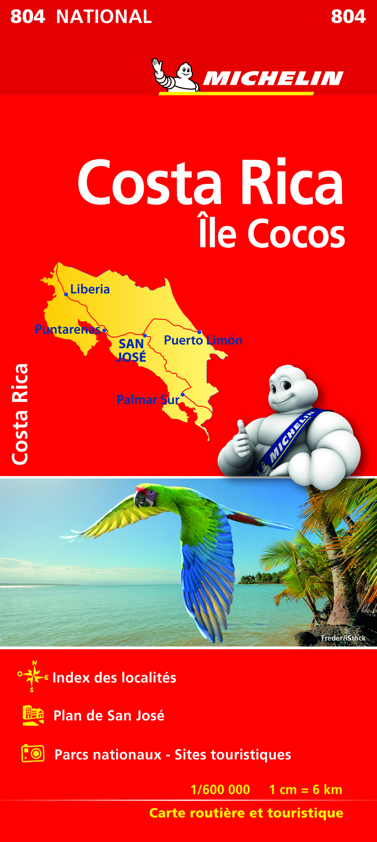 Carte Nationale Costa Rica