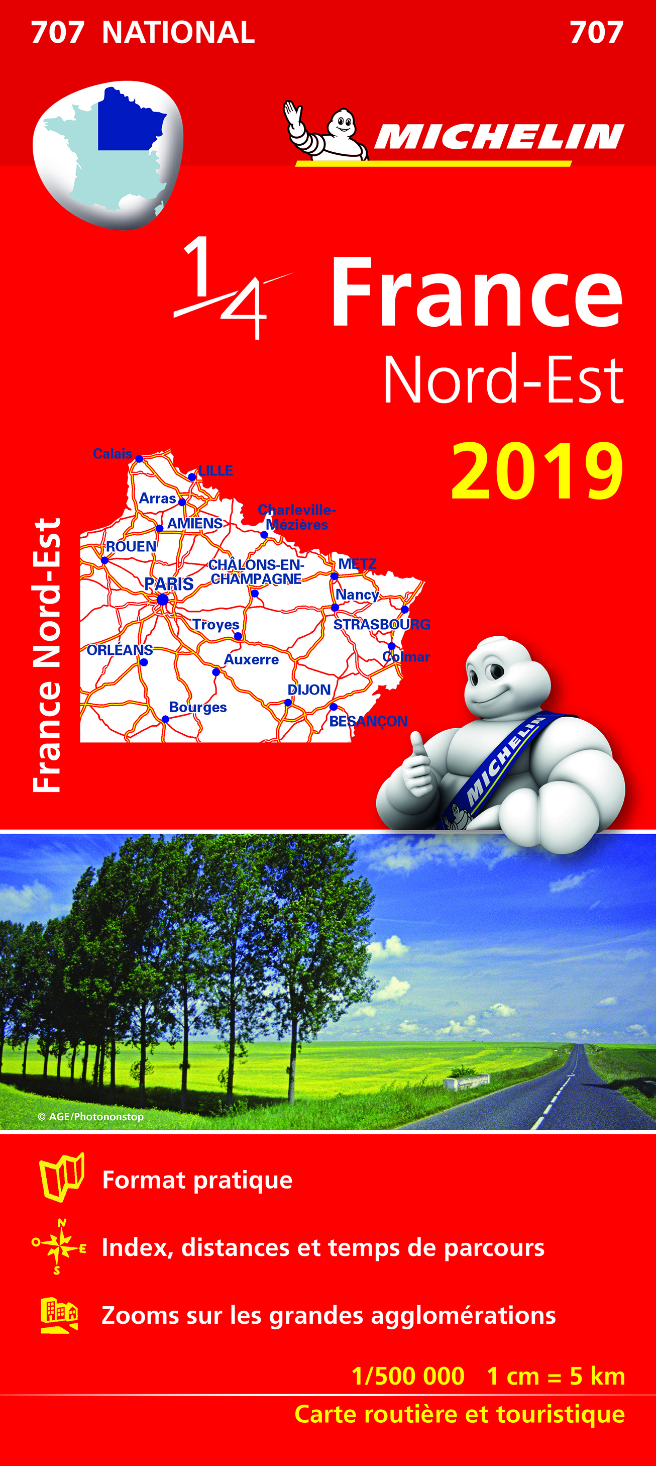 Carte Nationale France Nord-Est 2019