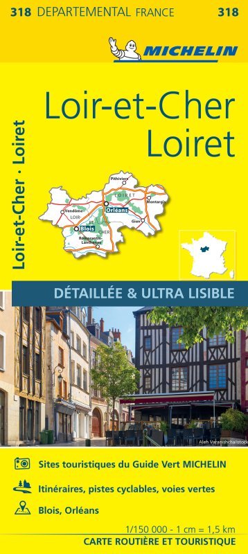 Carte Départementale Loiret, Loir-et-Cher