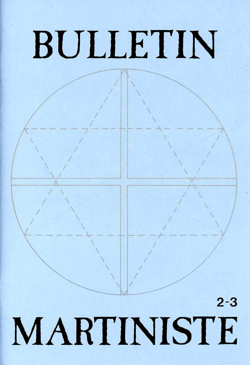 Bulletin Martiniste N°2-3