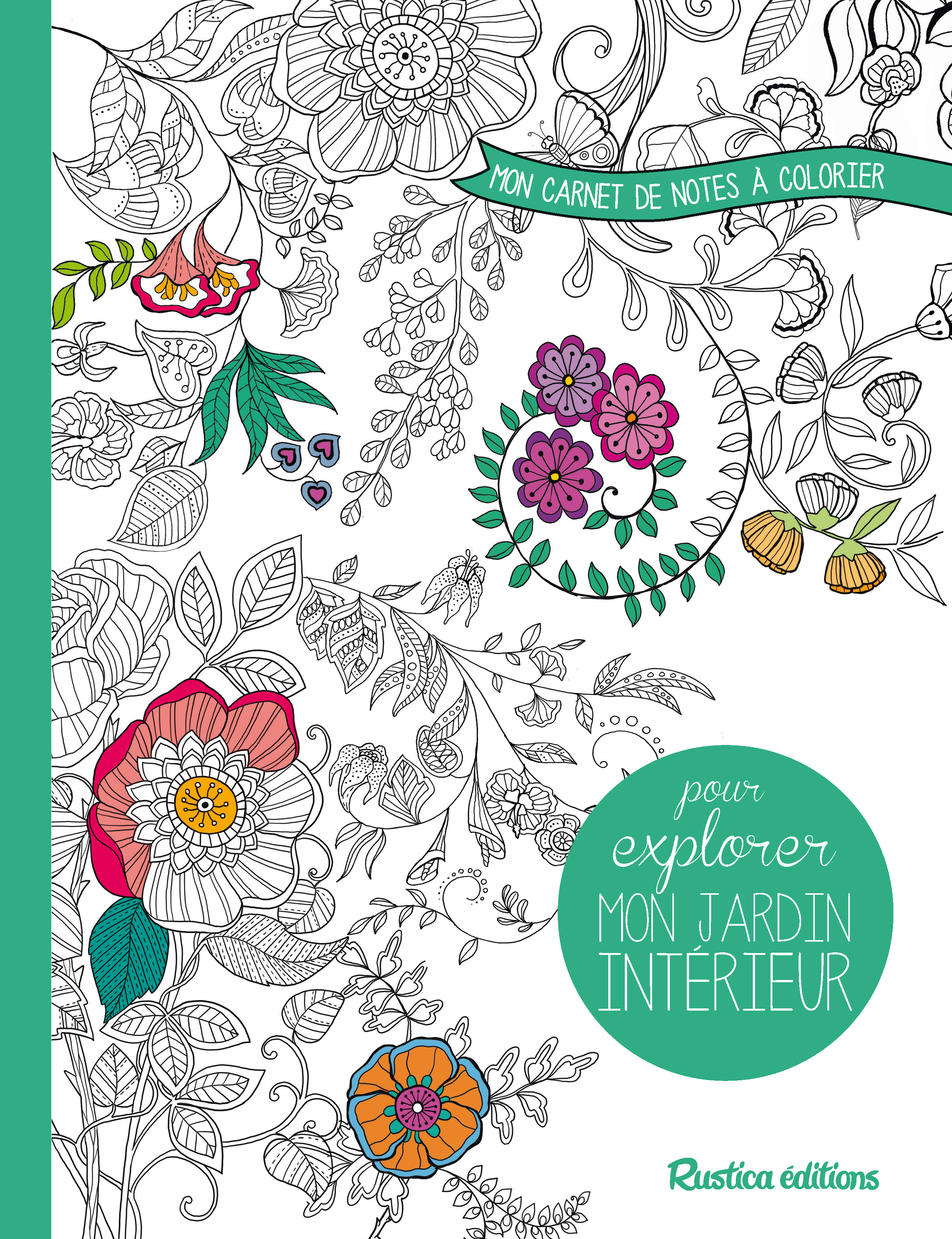 Mon carnet de notes à colorier pour explorer mon jardin intérieur