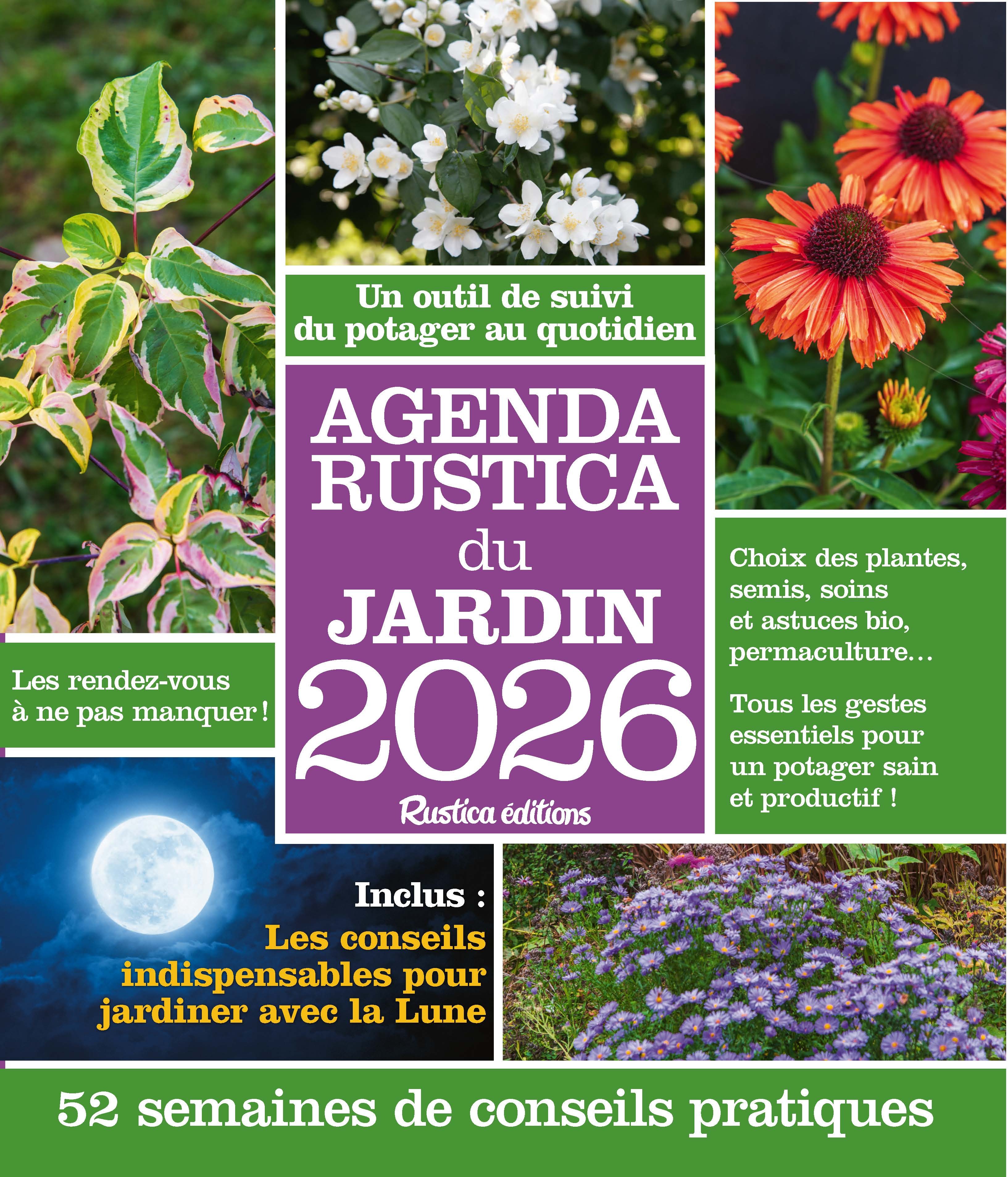 Agenda Rustica du jardin 2026