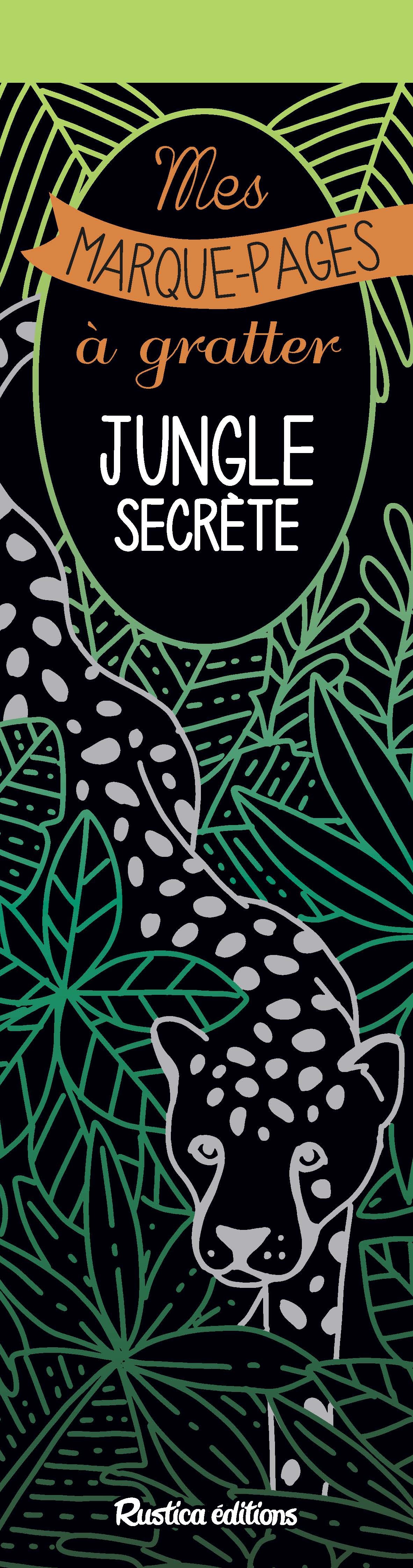 Mes marque-pages à gratter : Jungle secrète