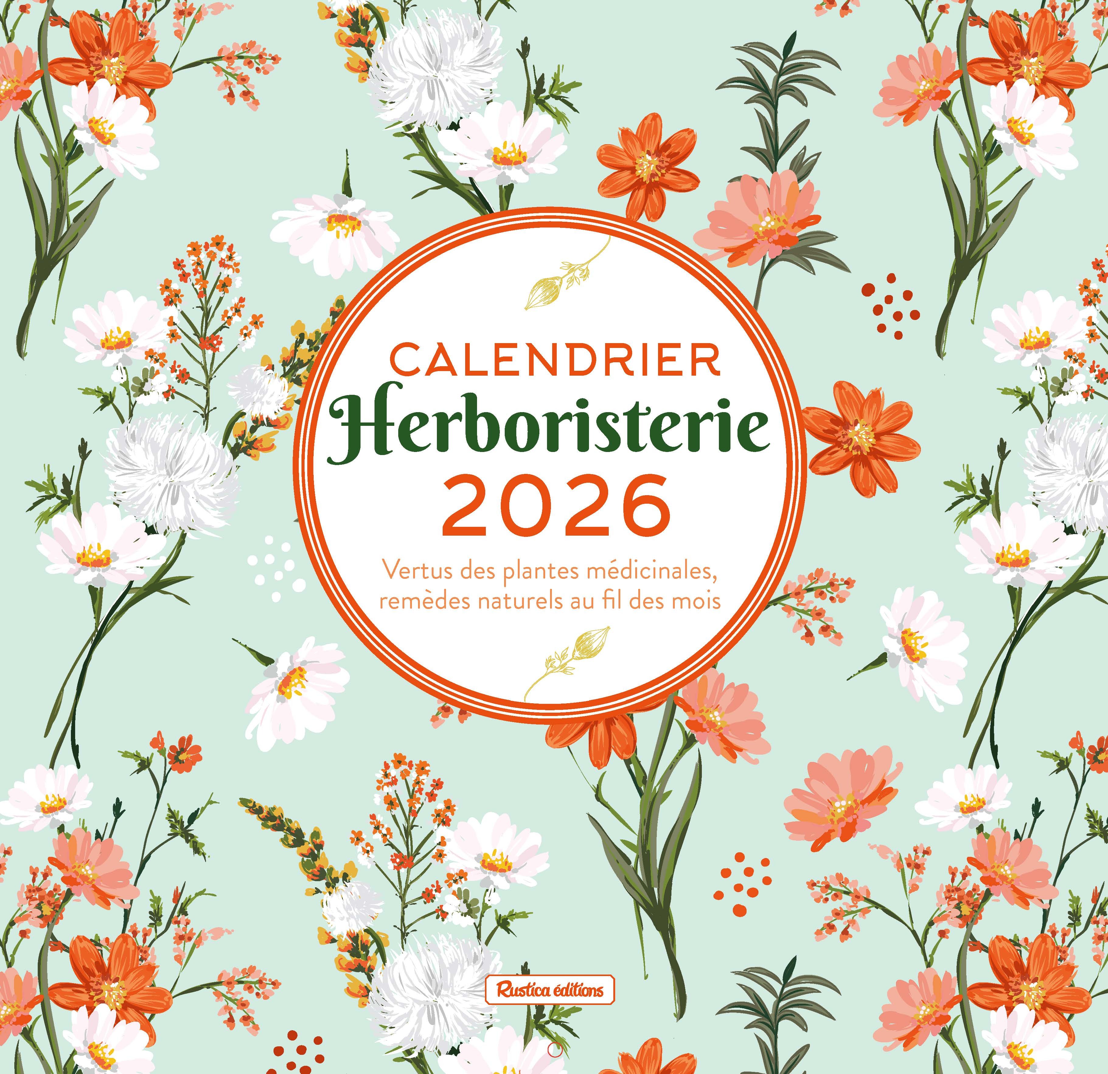 Calendrier mural herboristerie 2026