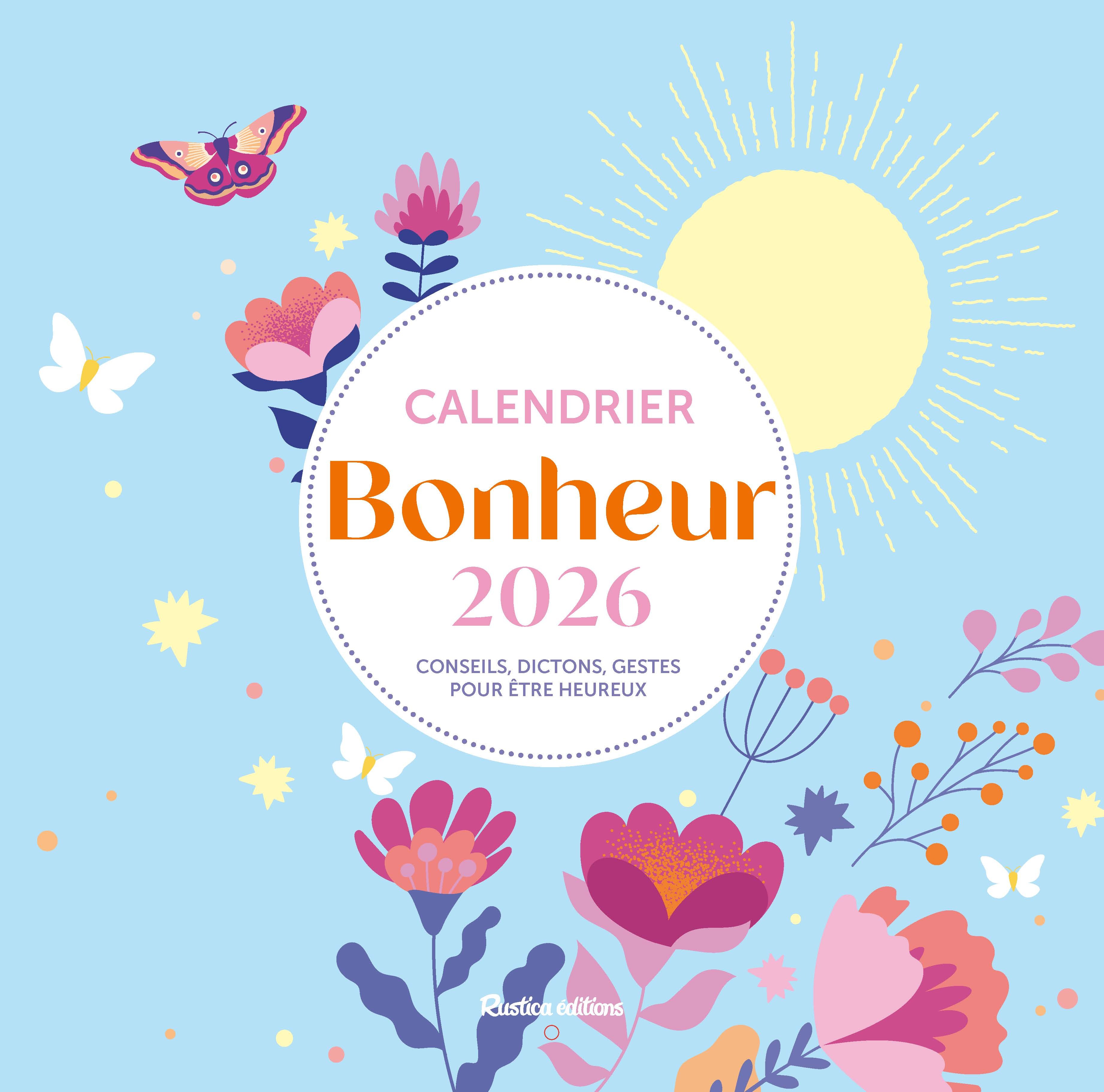 Calendrier Bonheur 2026