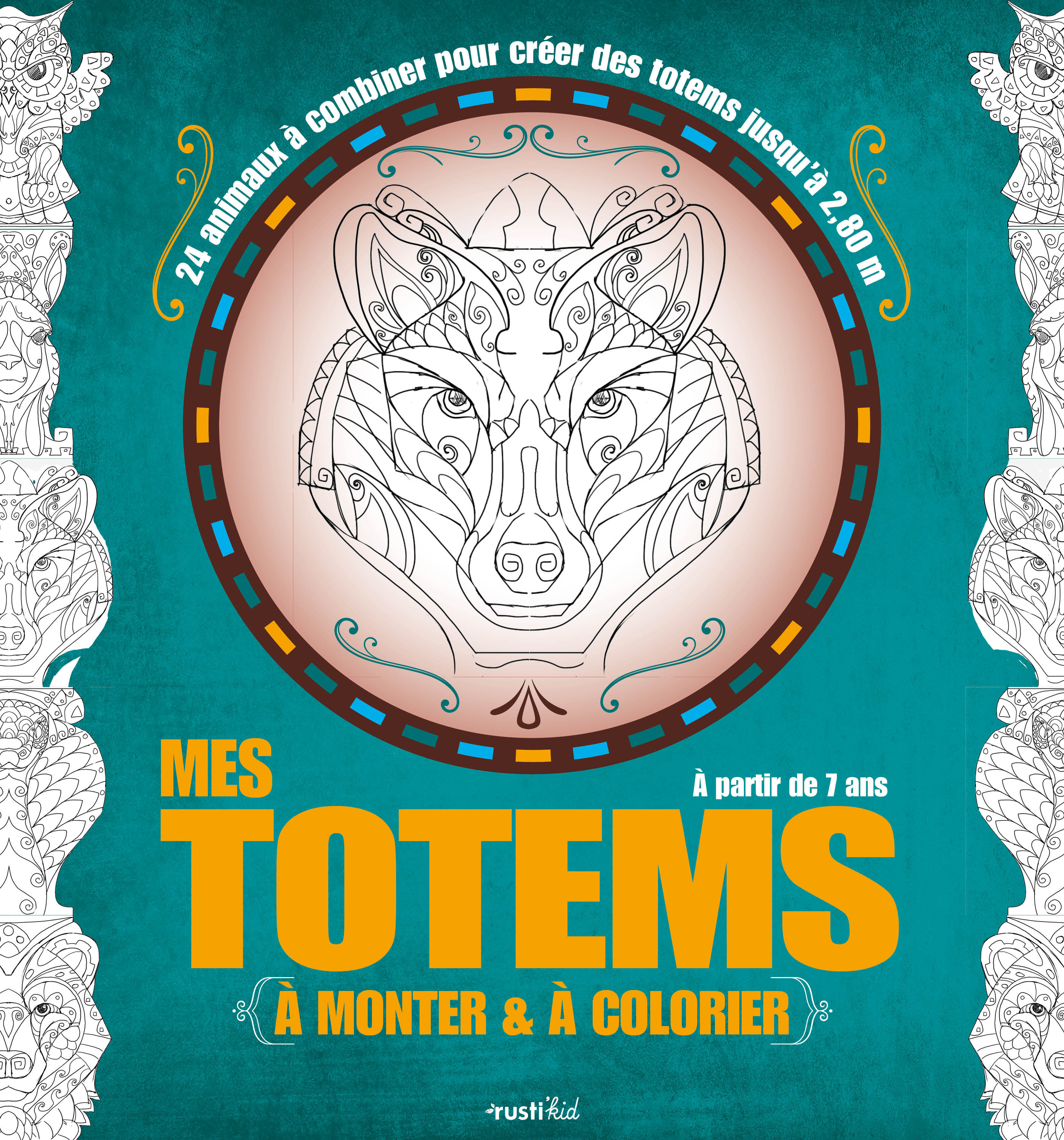 Mes totems à monter et à colorier