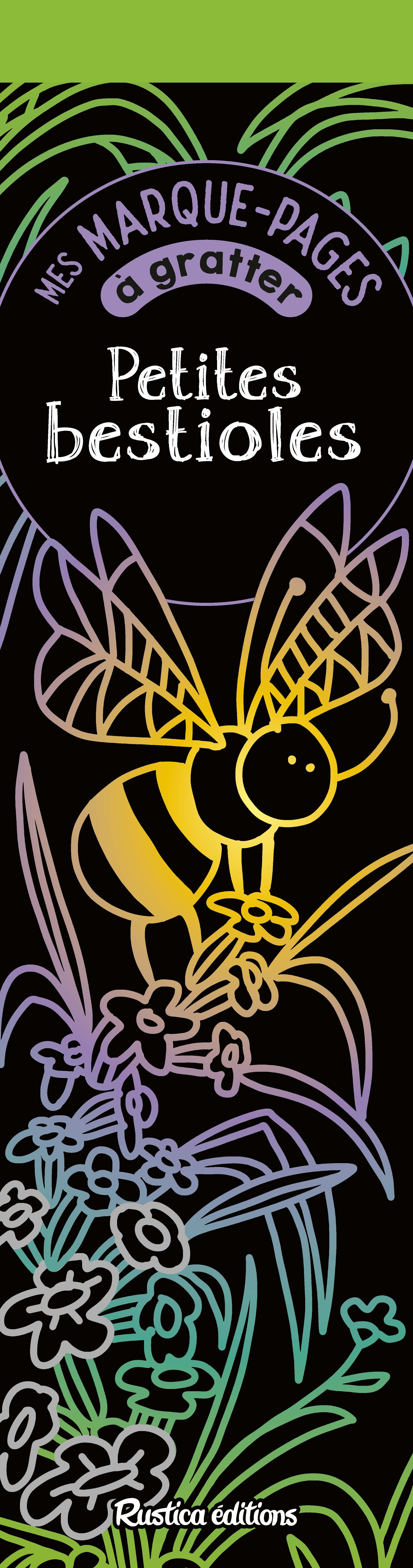 Mes marque-pages à gratter : Petites bestioles