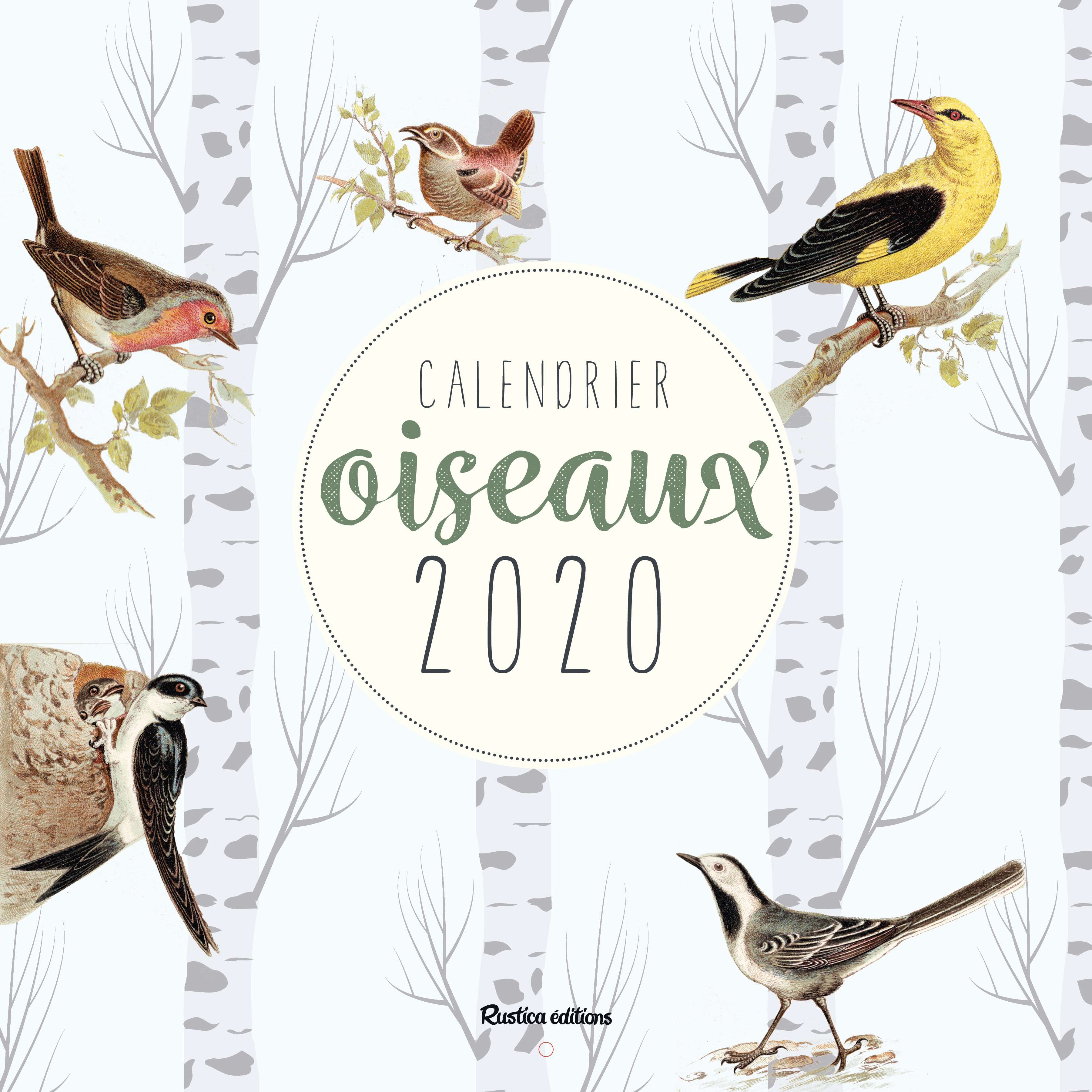 Calendrier Oiseaux 2020