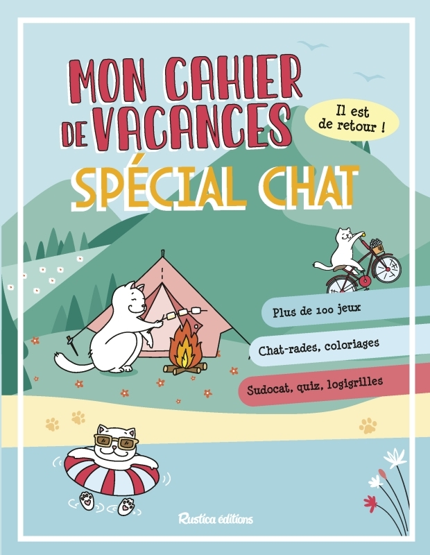 Mon cahier de vacances spécial chat