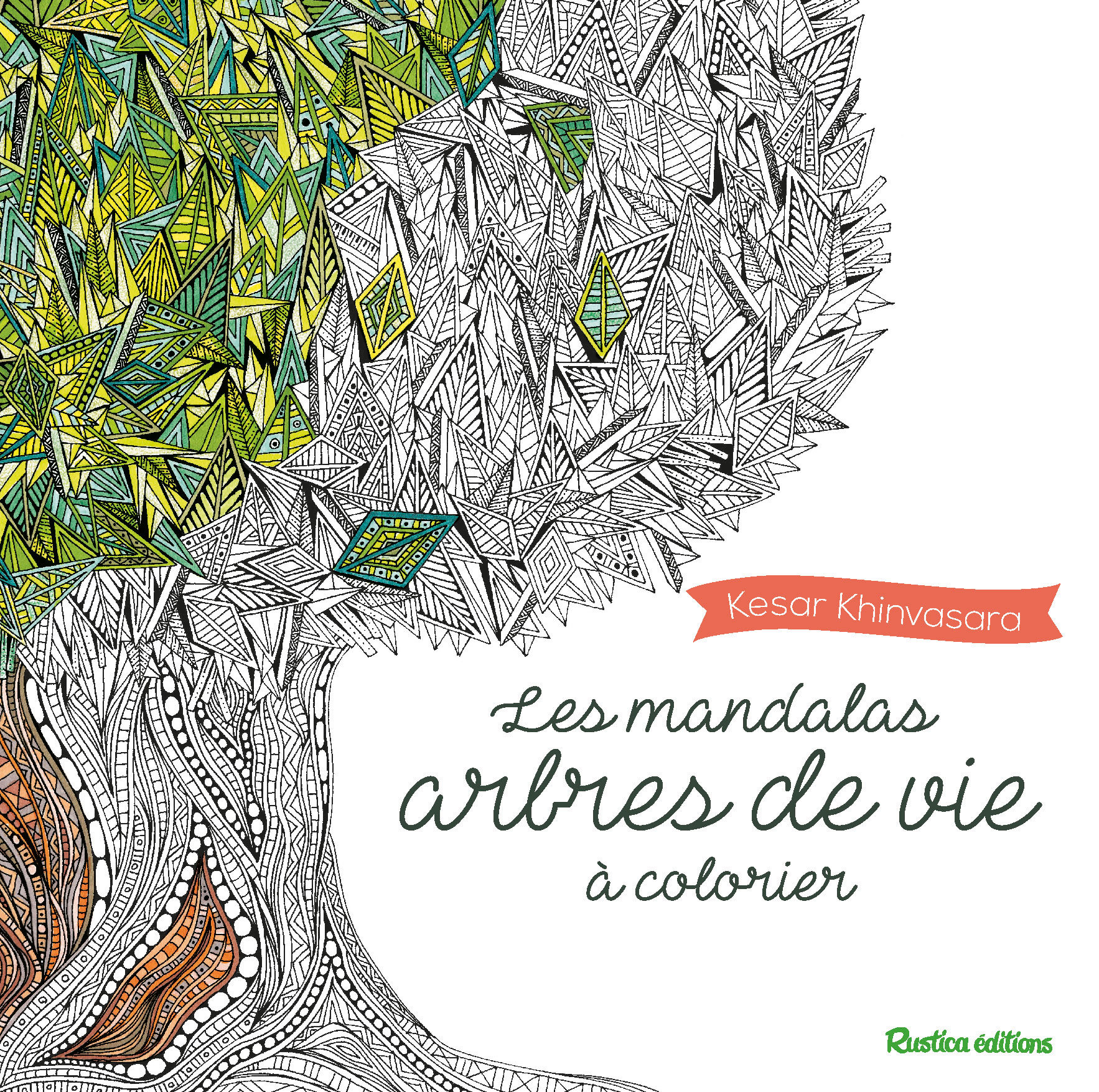 Les mandalas arbres de vie à colorier