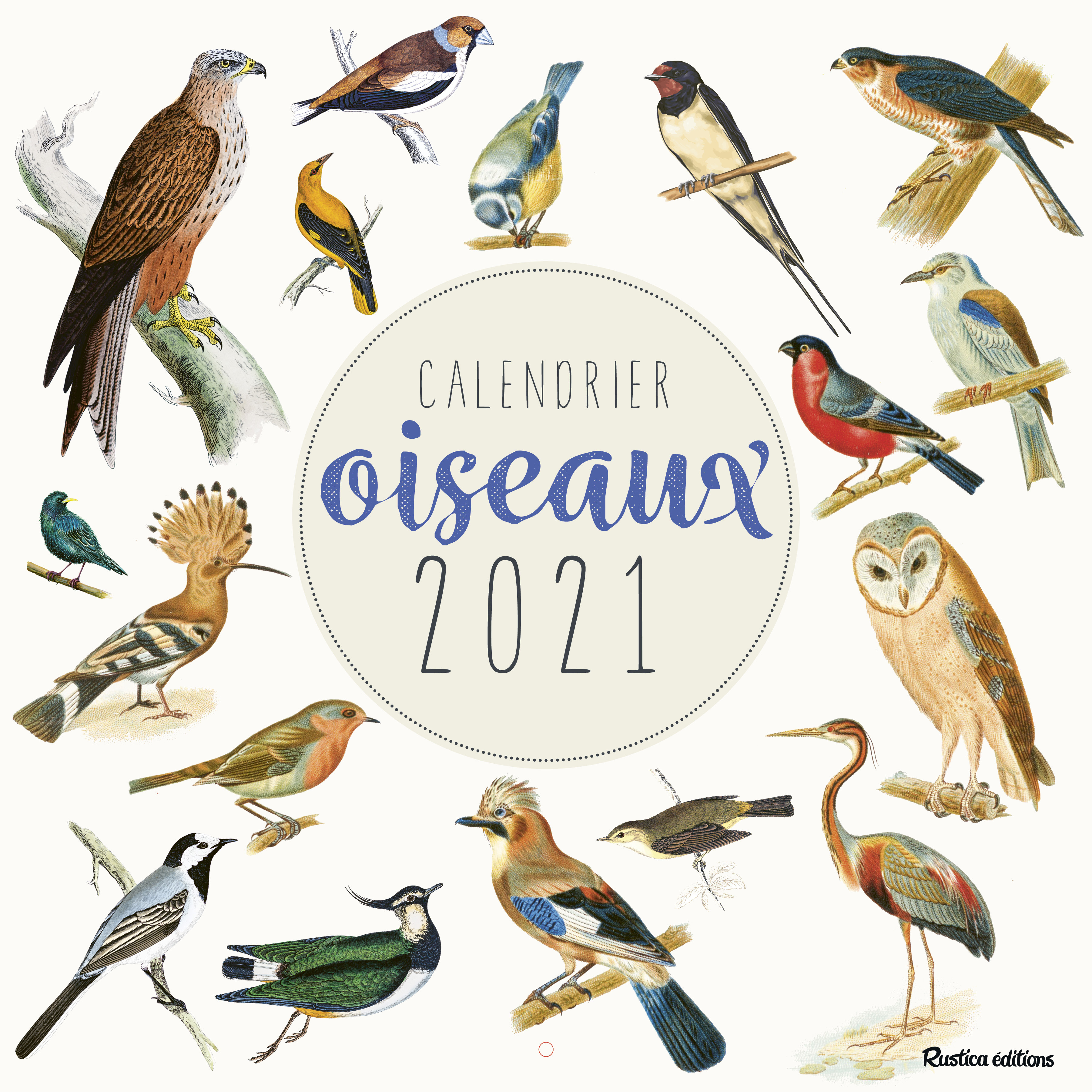 Calendrier oiseaux 2021